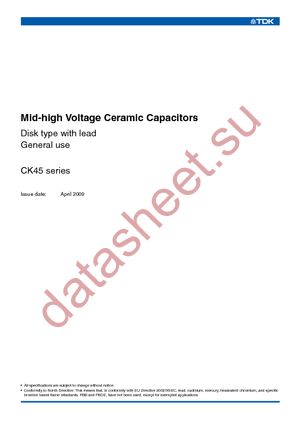 CK45-B3DD181KYNN datasheet  